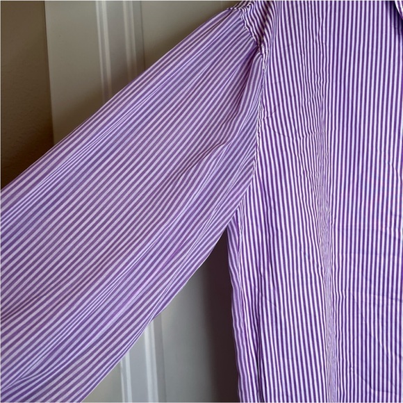 NWT Ralph Lauren Striped Broadcloth Shirt - Picture 7 of 9